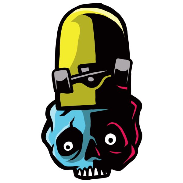 Elements Skulls logo template 105 Thumbnail