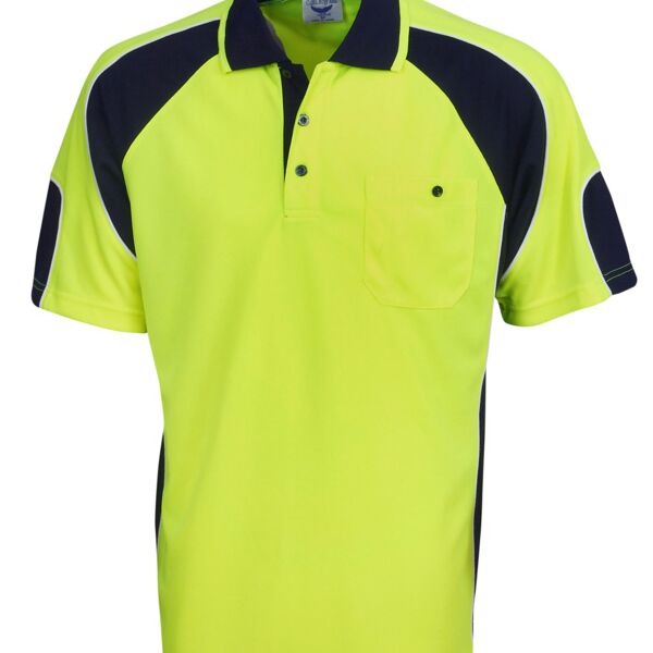 HiVis Cooldry Side Panel Polo Thumbnail