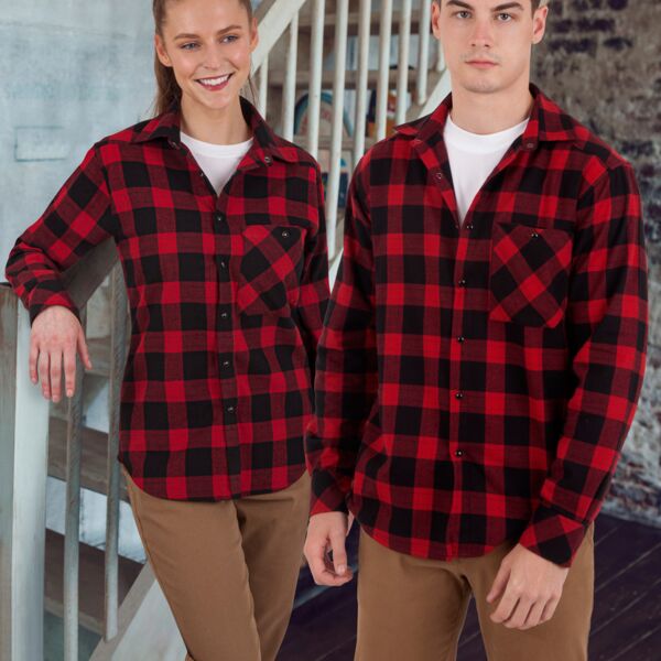 Unisex Classic Flannel Plaid LS Shirt  Thumbnail
