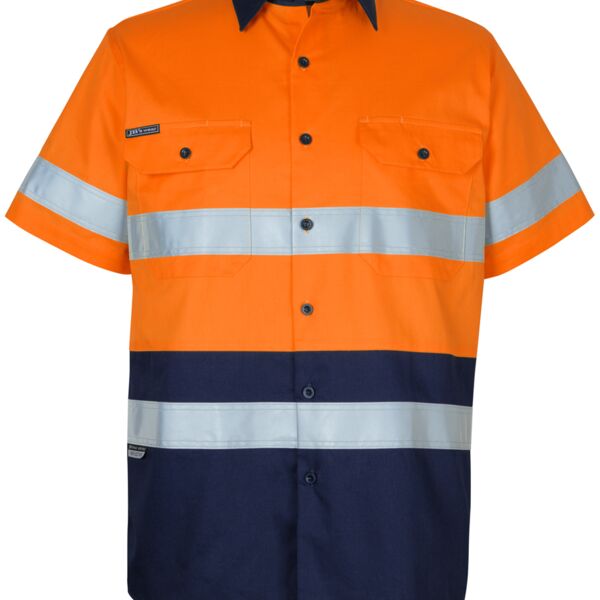 JB'S Hi Vis (D+N) S/S 150G Work Shirt  Thumbnail