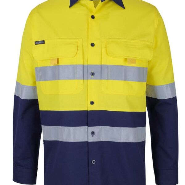 Hi Vis (D+N) Ripstop L/S Fishing Shirt Thumbnail