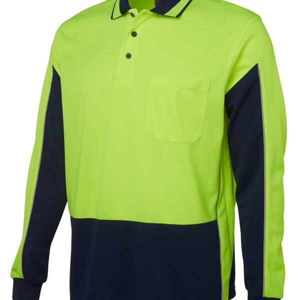 JB's WEAR Hi Vis L/S Gap Polo Thumbnail