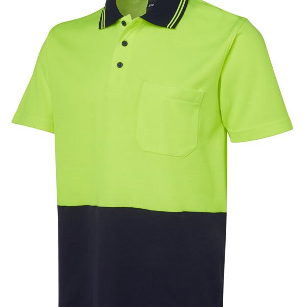 JB's WEAR HV Non Cuff S/S Cotton Back Polo Thumbnail