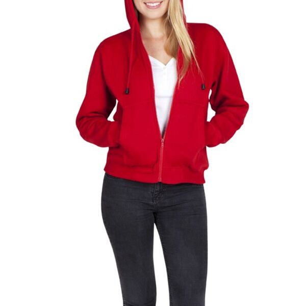 RAMO Ladies/Juniors Zipper Hoodies with Pocket Thumbnail