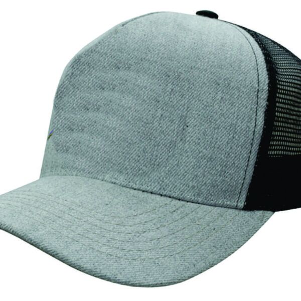 Grey Marle American Twill With Mesh Back  Thumbnail