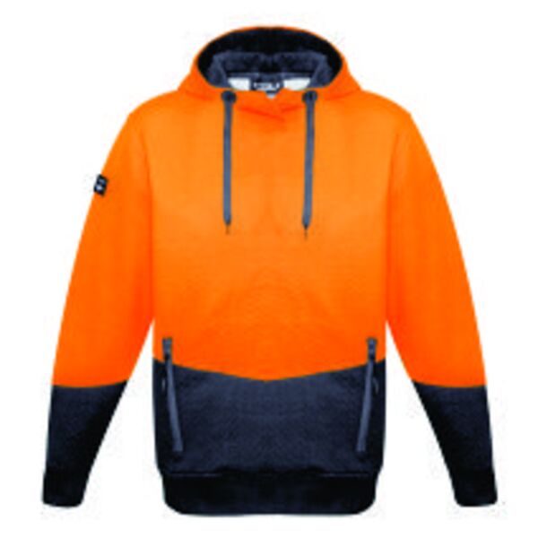 SYZMIK Unisex Hi Vis Textured Jacquard Hoodie Thumbnail