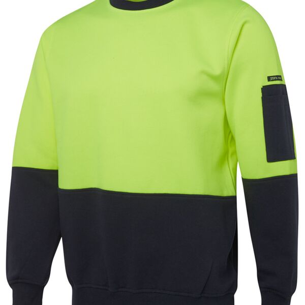 JB's WEAR Hi Vis Fleecy Crew  Thumbnail