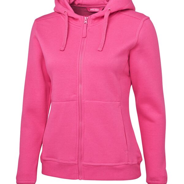 JB's WEAR Ladies Full Zip Fleece Hoodie Thumbnail