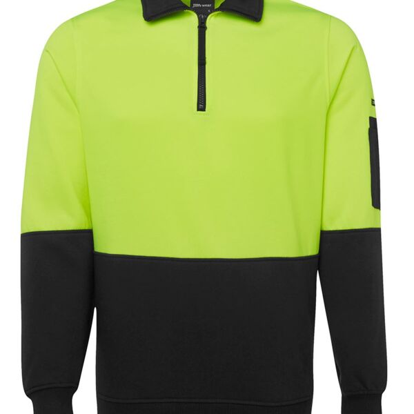 JB's WEAR Hi Vis 1/2 Zip Fleecy Thumbnail