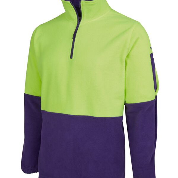JB's WEAR Hi Vis 1/2 Zip Polar Fleece Thumbnail