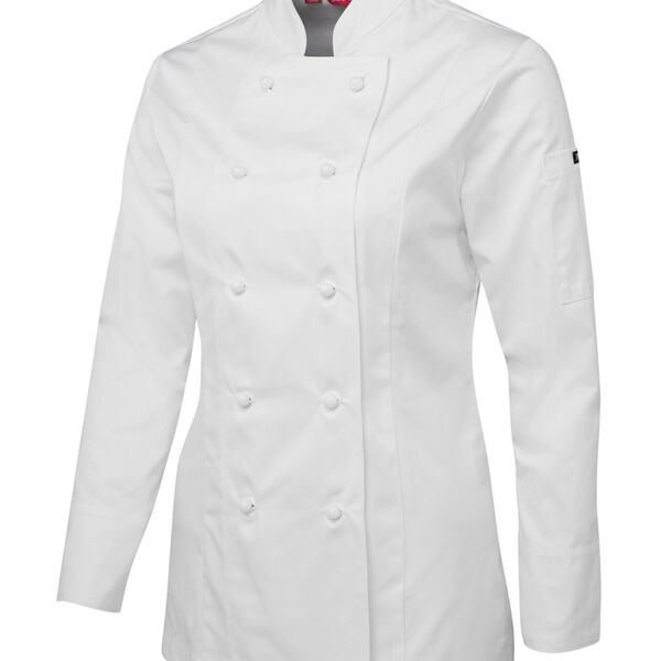 JB's WEAR Ladies L/S Chef's Jacket Thumbnail