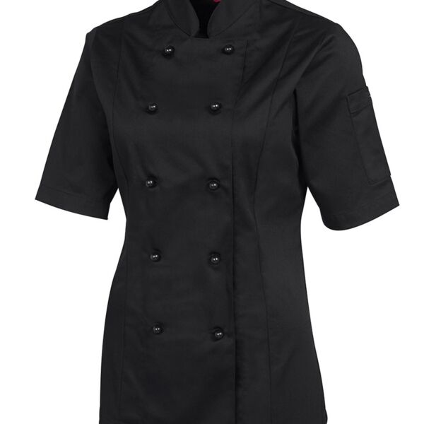 JB's WEAR Ladies S/S Chef's Jacket Thumbnail