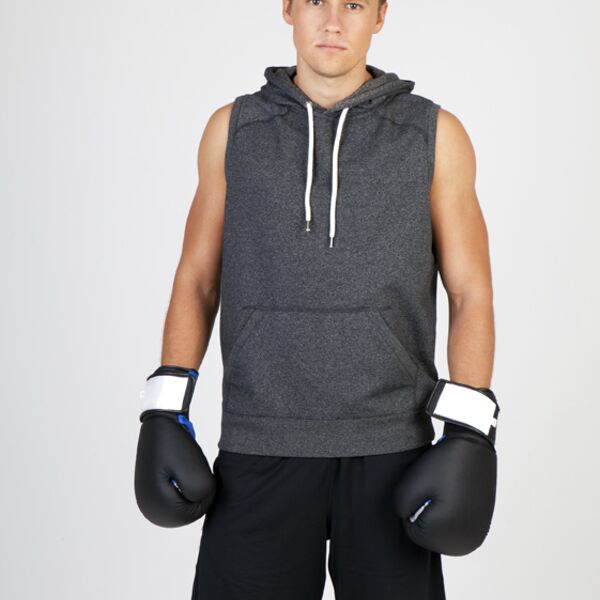 Men's Heather SLEEVELESS Hoodies - Greatness Range Thumbnail