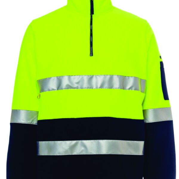 Hi Vis (D+N) 1/2 Zip Polar Fleece Thumbnail