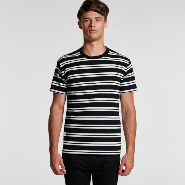 AS COLOUR Mens Classic Stripe Tee Thumbnail