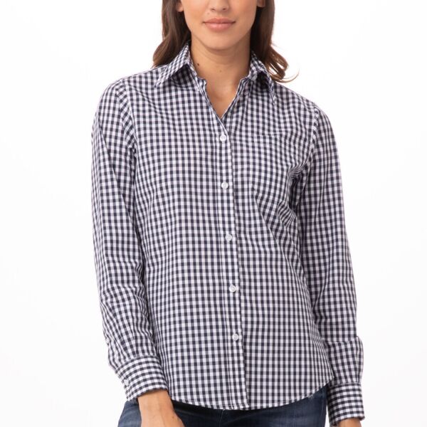 CHEF WORKS Gingham Dress Shirt Thumbnail