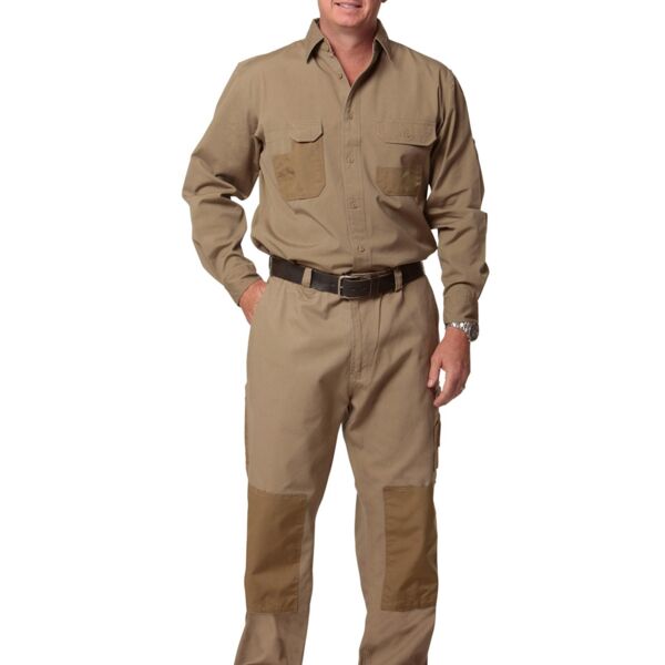 WINNING SPIRIT Durable Long Sleeve Work Shirt Thumbnail