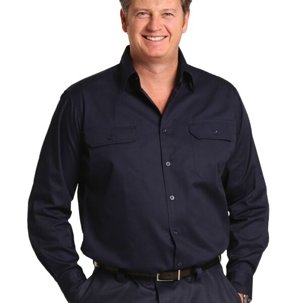 WINNING SPIRIT Cotton Work Shirt Thumbnail