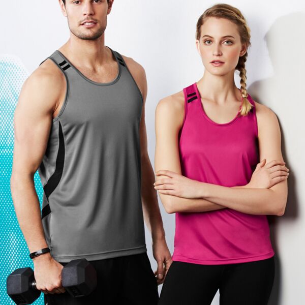 BIZ COLLECTION Ladies Flash Singlet Thumbnail