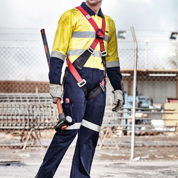 SYZMIK Mens Rugged Cooling Taped Overall Thumbnail