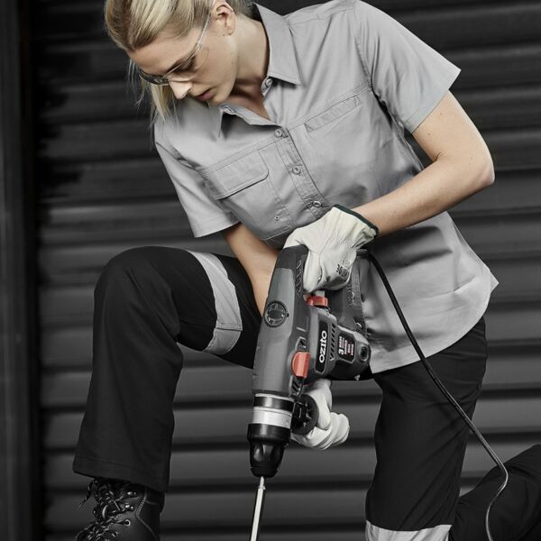 SYZMIK Womens Lightweight Tradie S/S Shirt Thumbnail