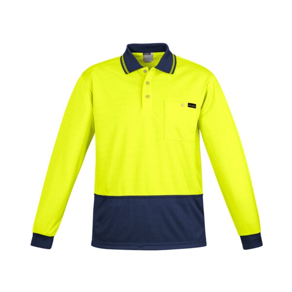 SYZMIK Mens Comfort Back L/S Polo Thumbnail