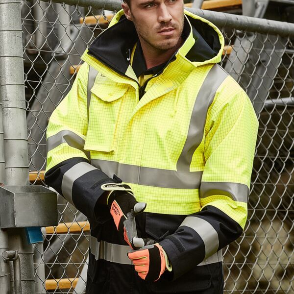 SYZMIK Mens FR Arc Rated Anti Static Waterproof Jacket Thumbnail