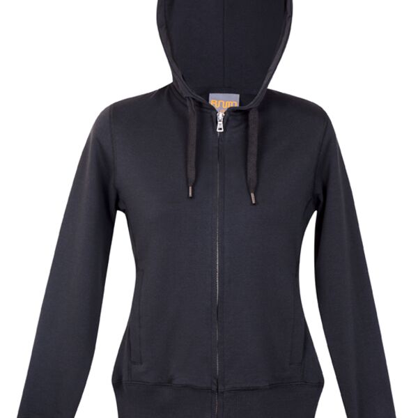 Ladies Spandex Zip Hoodie Thumbnail