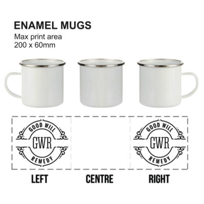 GWR Logo Enamel Mug Thumbnail