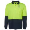 JB's WEAR Hi Vis L/S Trad Polo Thumbnail